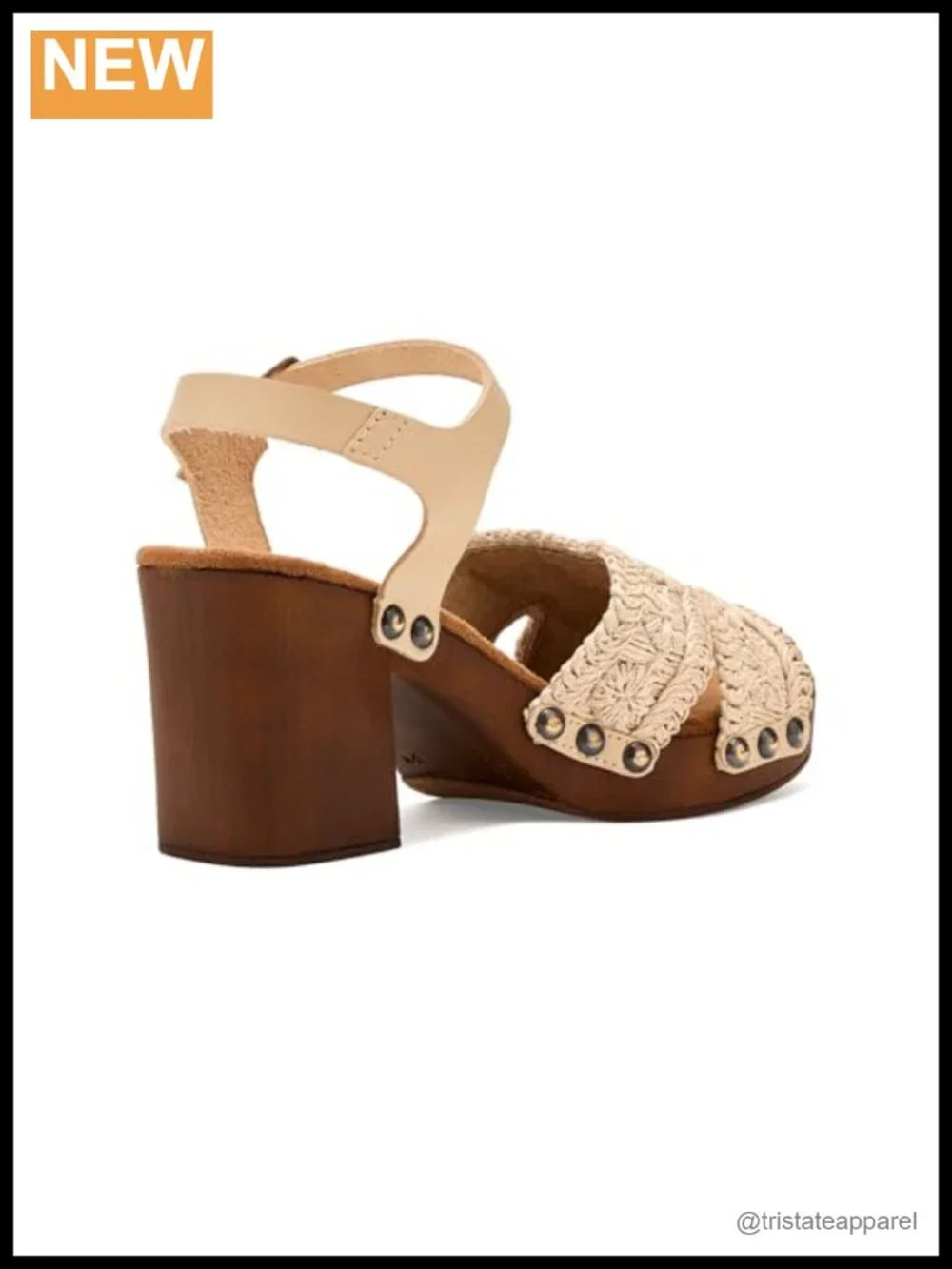 Seychelles Ravennna Woven Floral Cross Strap Platform Heels Round Toe Buckle